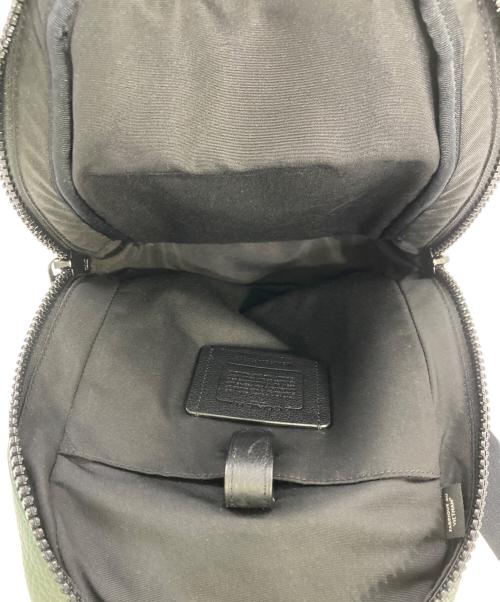 COACH（コーチ）COACH (コーチ) ボディーバッグ グリーン×ブラックの古着・服飾アイテム