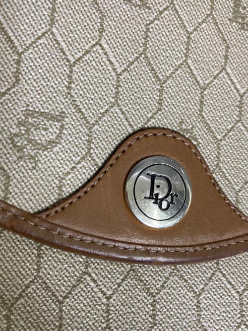 Christian Dior（クリスチャン ディオール）Christian Dior (クリスチャン ディオール) ショルダーバッグ グレー×ブラウンの古着・服飾アイテム