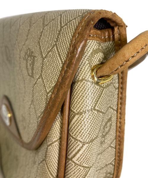 Christian Dior（クリスチャン ディオール）Christian Dior (クリスチャン ディオール) ショルダーバッグ グレー×ブラウンの古着・服飾アイテム