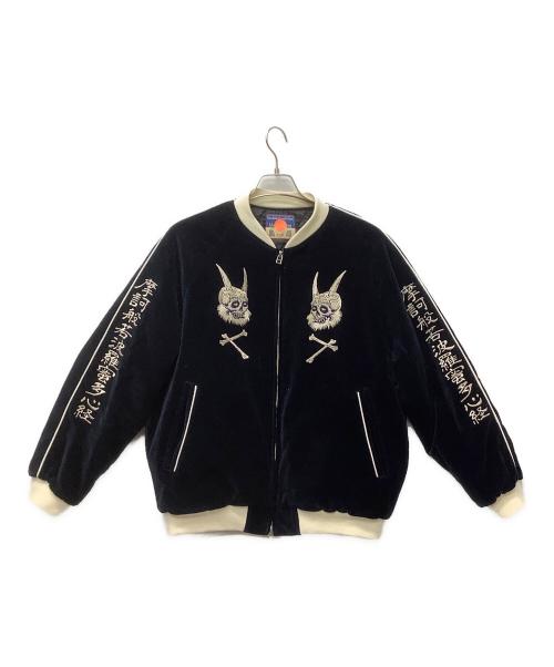 blackmeans（ブラックミーンズ）blackmeans (ブラックミーンズ) ドクロスカジャン ネイビー サイズ:3の古着・服飾アイテム