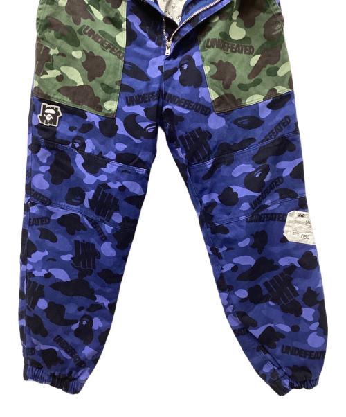 A BATHING APE（ア ベイシング エイプ）A BATHING APE (ア ベイシング エイプ) UNDEFEATED (アンディフィーテッド) パンツ ブルー サイズ:Mの古着・服飾アイテム