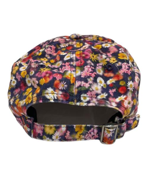 SUPREME（シュプリーム）SUPREME (シュプリーム) キャップ ネイビー×ピンクの古着・服飾アイテム