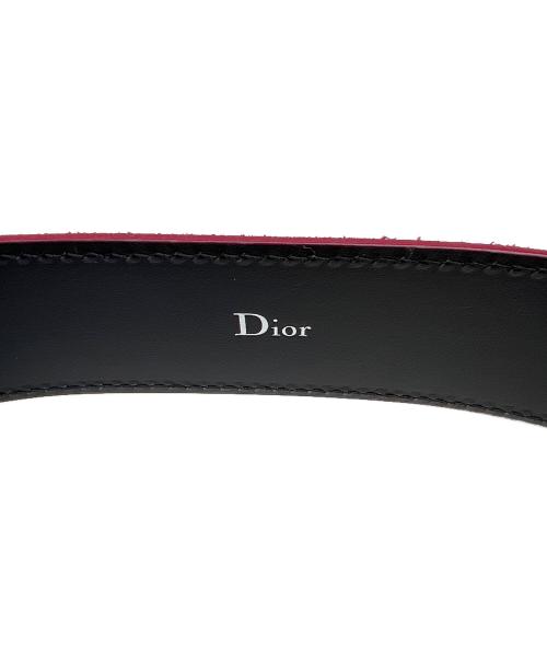 DIOR HOMME（ディオール オム）DIOR HOMME (ディオール オム) ベルト レッドの古着・服飾アイテム