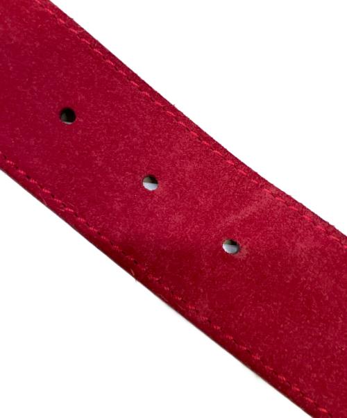 DIOR HOMME（ディオール オム）DIOR HOMME (ディオール オム) ベルト レッドの古着・服飾アイテム