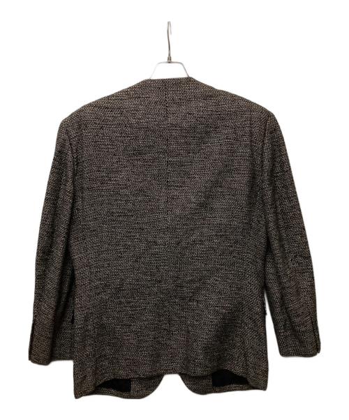ISSEY MIYAKE（イッセイミヤケ）ISSEY MIYAKE (イッセイミヤケ) ノーカラージャケット グレー サイズ:Mの古着・服飾アイテム