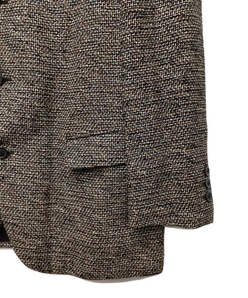 ISSEY MIYAKE（イッセイミヤケ）ISSEY MIYAKE (イッセイミヤケ) ノーカラージャケット グレー サイズ:Mの古着・服飾アイテム