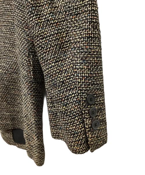 ISSEY MIYAKE（イッセイミヤケ）ISSEY MIYAKE (イッセイミヤケ) ノーカラージャケット グレー サイズ:Mの古着・服飾アイテム