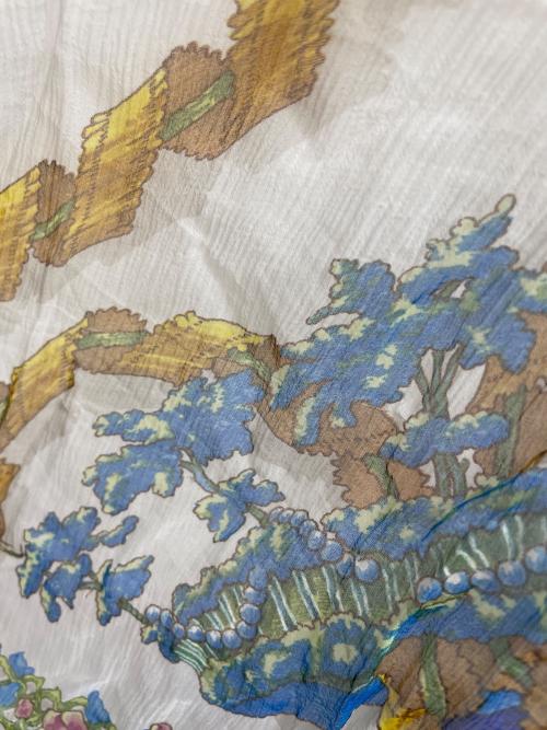 HERMES（エルメス）HERMES (エルメス) スカーフ ブルーの古着・服飾アイテム