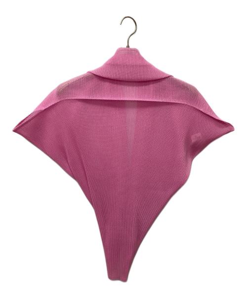 PLEATS PLEASE（プリーツプリーズ）PLEATS PLEASE (プリーツプリーズ) ボレロカーディガン ピンク サイズ:FREEの古着・服飾アイテム