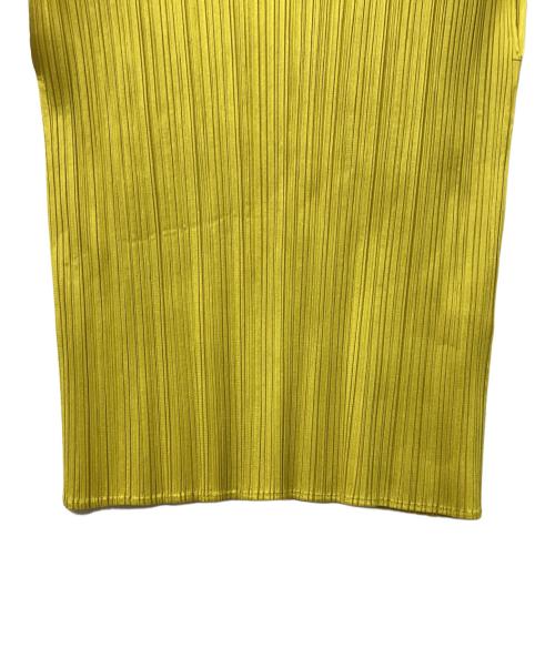 PLEATS PLEASE（プリーツプリーズ）PLEATS PLEASE (プリーツプリーズ) ノースリーブブラウス イエロー サイズ:3の古着・服飾アイテム