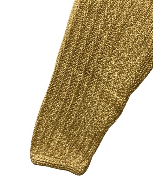 CHANEL（シャネル）CHANEL (シャネル) アンサンブルカーディガン ゴールド サイズ: -の古着・服飾アイテム