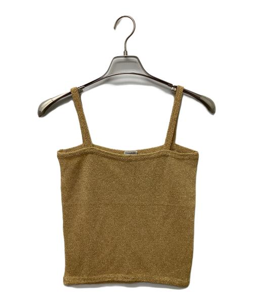 CHANEL（シャネル）CHANEL (シャネル) アンサンブルカーディガン ゴールド サイズ: -の古着・服飾アイテム