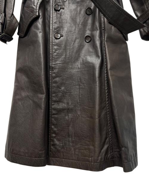 ROPE（ロペ）ROPE (ロペ) レザーコート ブラウン サイズ:7 9の古着・服飾アイテム