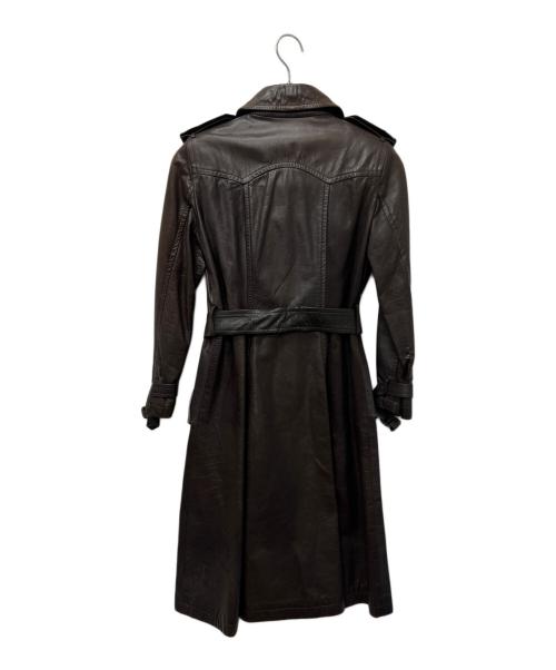 ROPE（ロペ）ROPE (ロペ) レザーコート ブラウン サイズ:7 9の古着・服飾アイテム