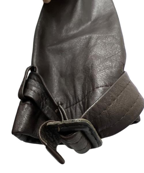 ROPE（ロペ）ROPE (ロペ) レザーコート ブラウン サイズ:7 9の古着・服飾アイテム