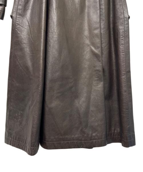 ROPE（ロペ）ROPE (ロペ) レザーコート ブラウン サイズ:7 9の古着・服飾アイテム