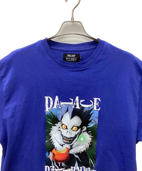 PALACE（パレス）PALACE (パレス) デスノート (デスノート) 半袖Tシャツ ブルー サイズ:XLの古着・服飾アイテム