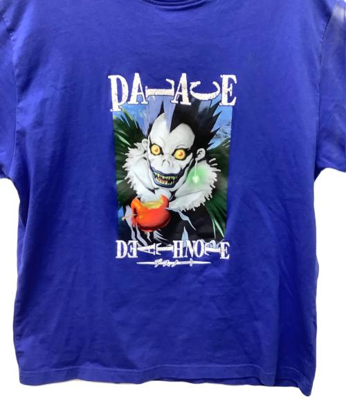 PALACE（パレス）PALACE (パレス) デスノート (デスノート) 半袖Tシャツ ブルー サイズ:XLの古着・服飾アイテム