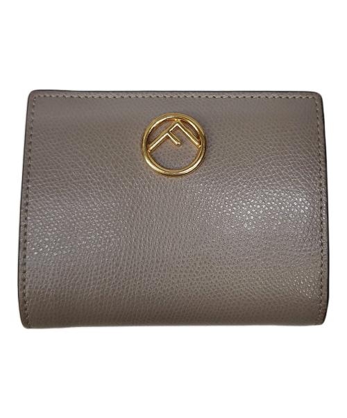 FENDI（フェンディ）FENDI (フェンディ) 2つ折り財布 ベージュの古着・服飾アイテム