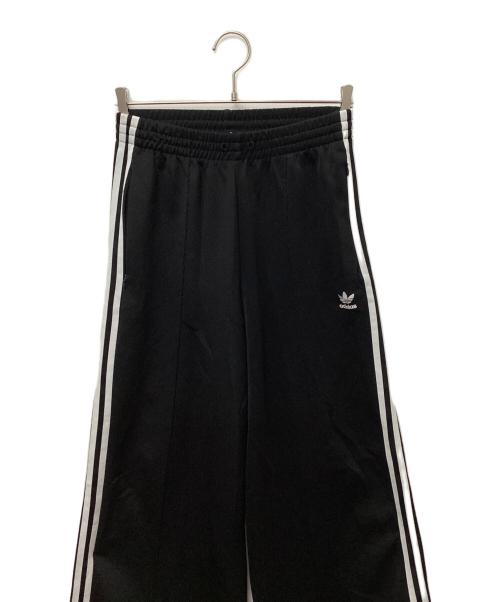 adidas（アディダス）adidas (アディダス) リラックス ワイドレッグパンツ ブラック サイズ:Mの古着・服飾アイテム