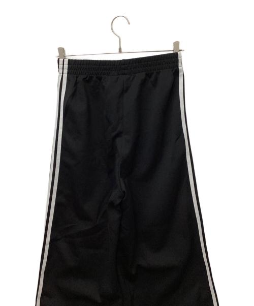adidas（アディダス）adidas (アディダス) リラックス ワイドレッグパンツ ブラック サイズ:Mの古着・服飾アイテム