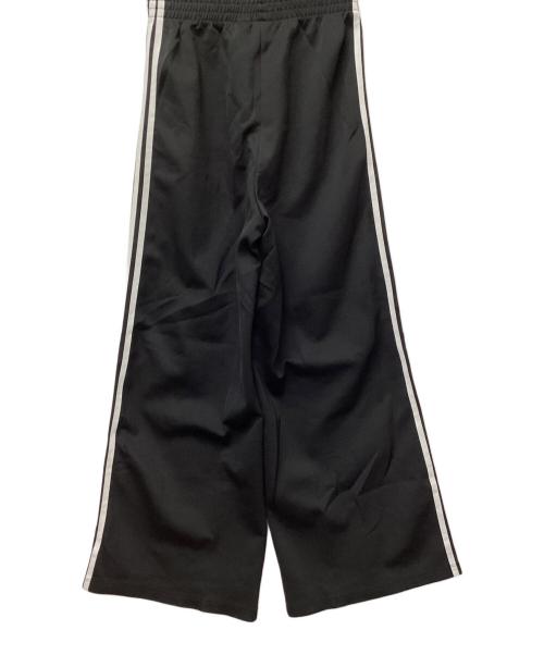 adidas（アディダス）adidas (アディダス) リラックス ワイドレッグパンツ ブラック サイズ:Mの古着・服飾アイテム
