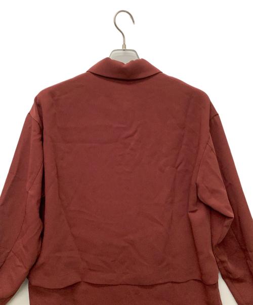 CULLNI（クルニ）CULLNI (クルニ) レイヤードジップシャツ ブラウン サイズ:1の古着・服飾アイテム