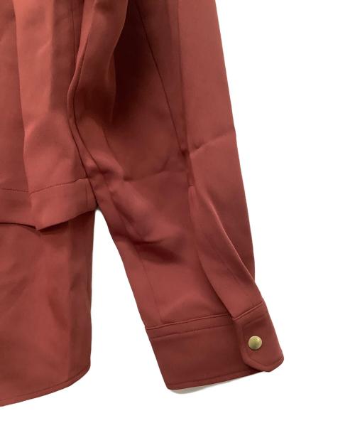 CULLNI（クルニ）CULLNI (クルニ) レイヤードジップシャツ ブラウン サイズ:1の古着・服飾アイテム