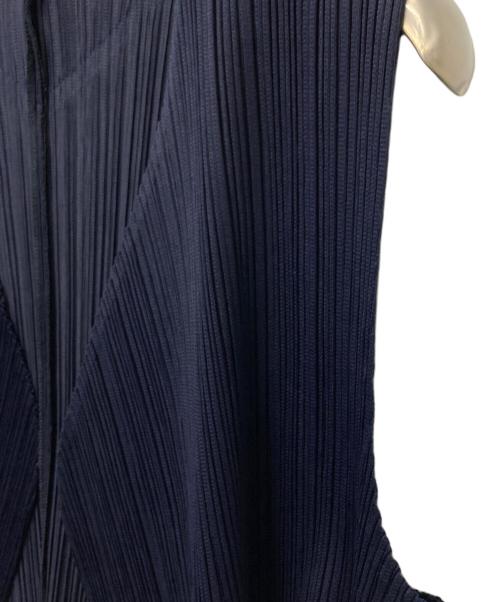 PLEATS PLEASE（プリーツプリーズ）PLEATS PLEASE (プリーツプリーズ) ベスト ネイビー サイズ:3の古着・服飾アイテム