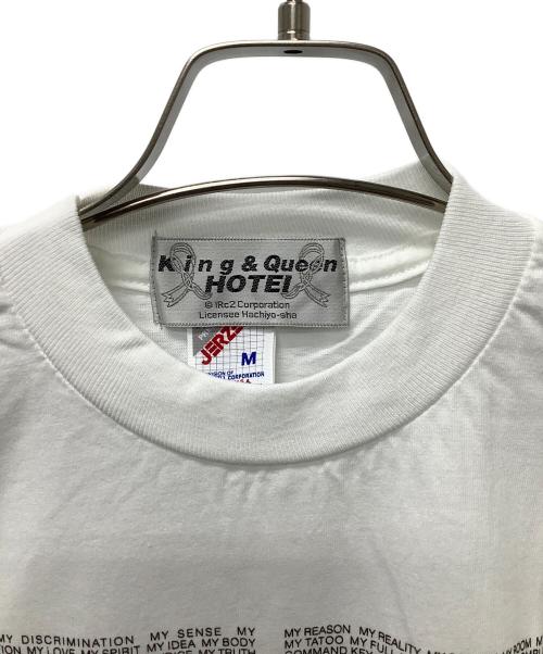 JERZEES（ジャージーズ）JERZEES (ジャージーズ) 布袋寅泰 (ホテイトモヤス) ヴィンテージTシャツ ホワイト サイズ:Mの古着・服飾アイテム