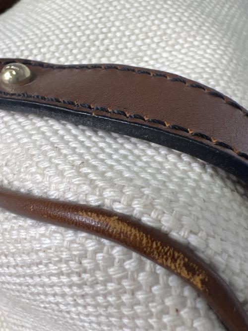 FENDI（フェンディ）FENDI (フェンディ) ハンドバッグ ベージュ×ブラウンの古着・服飾アイテム