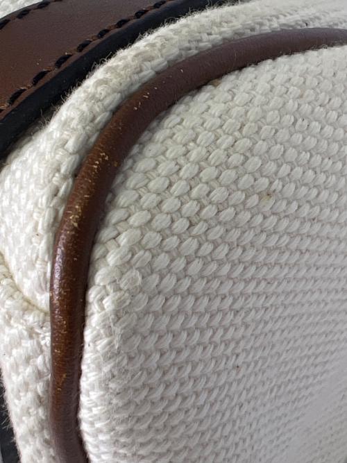 FENDI（フェンディ）FENDI (フェンディ) ハンドバッグ ベージュ×ブラウンの古着・服飾アイテム