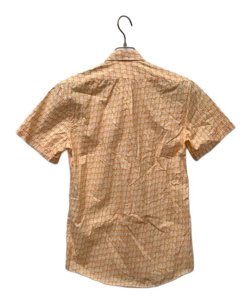 LOUIS VUITTON（ルイ ヴィトン）LOUIS VUITTON (ルイ ヴィトン) 半袖シャツ ホワイト×オレンジ サイズ:XXSの古着・服飾アイテム