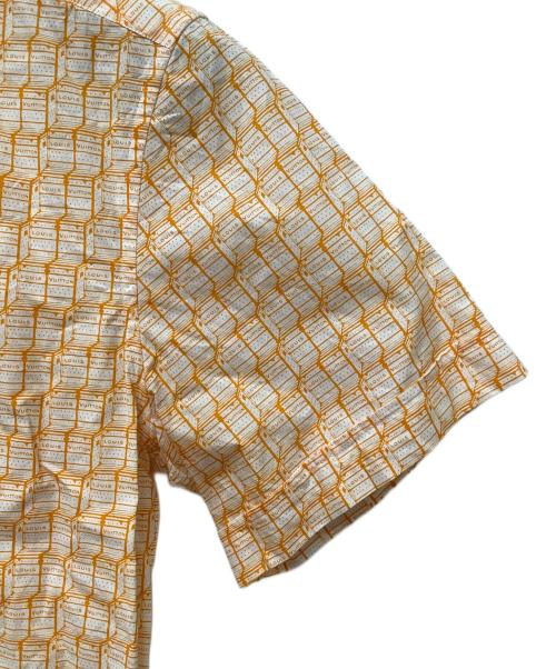 LOUIS VUITTON（ルイ ヴィトン）LOUIS VUITTON (ルイ ヴィトン) 半袖シャツ ホワイト×オレンジ サイズ:XXSの古着・服飾アイテム