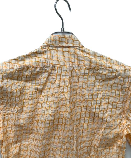 LOUIS VUITTON（ルイ ヴィトン）LOUIS VUITTON (ルイ ヴィトン) 半袖シャツ ホワイト×オレンジ サイズ:XXSの古着・服飾アイテム