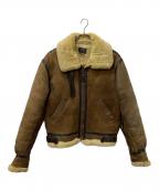 AVIREXアヴィレックス）の古着「ヴィンテージムートンジャケット」｜ブラウン