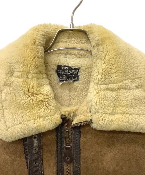 AVIREX（アヴィレックス）AVIREX (アヴィレックス) ヴィンテージムートンジャケット ブラウン サイズ:32の古着・服飾アイテム