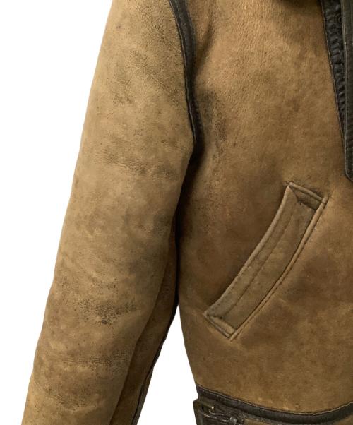 AVIREX（アヴィレックス）AVIREX (アヴィレックス) ヴィンテージムートンジャケット ブラウン サイズ:32の古着・服飾アイテム