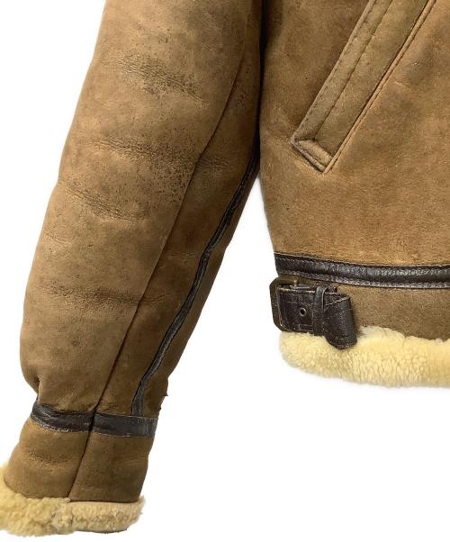 AVIREX（アヴィレックス）AVIREX (アヴィレックス) ヴィンテージムートンジャケット ブラウン サイズ:32の古着・服飾アイテム