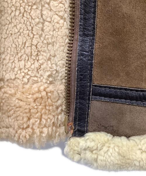 AVIREX（アヴィレックス）AVIREX (アヴィレックス) ヴィンテージムートンジャケット ブラウン サイズ:32の古着・服飾アイテム