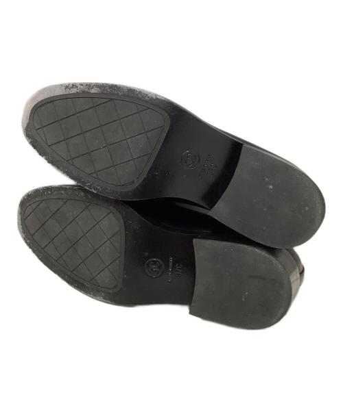 CHANEL（シャネル）CHANEL (シャネル) カーフスキン ローファー ブラック サイズ:37の古着・服飾アイテム