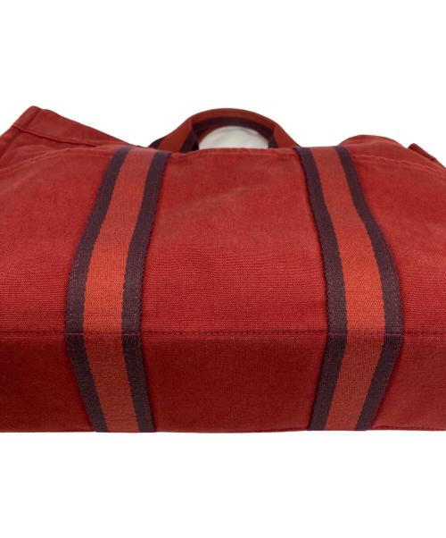 HERMES（エルメス）HERMES (エルメス) トートバッグ レッドの古着・服飾アイテム