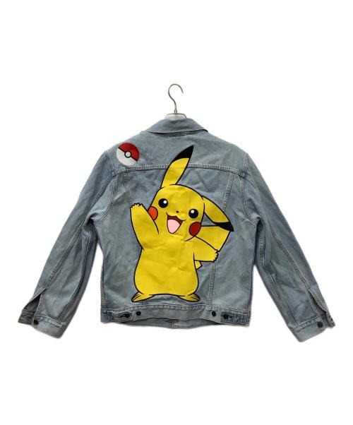 LEVI'S（リーバイス）LEVI'S (リーバイス) ポケモン (ポケモン) デニムジャケット ブルー サイズ:Mの古着・服飾アイテム
