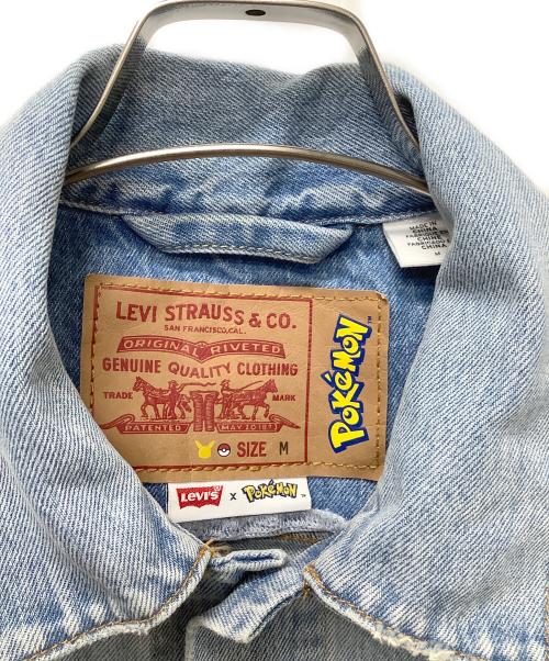 LEVI'S（リーバイス）LEVI'S (リーバイス) ポケモン (ポケモン) デニムジャケット ブルー サイズ:Mの古着・服飾アイテム