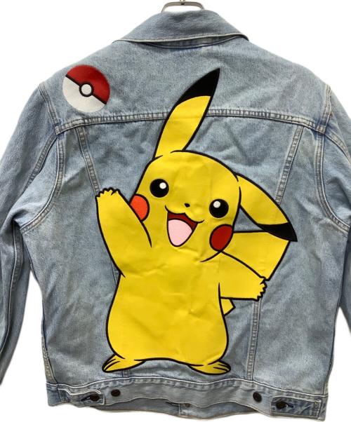 LEVI'S（リーバイス）LEVI'S (リーバイス) ポケモン (ポケモン) デニムジャケット ブルー サイズ:Mの古着・服飾アイテム