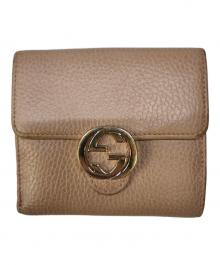 GUCCI（グッチ）の古着「2つ折り財布」｜ベージュ