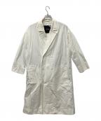 ATONエイトン）の古着「ステンカラーコート」｜ホワイト