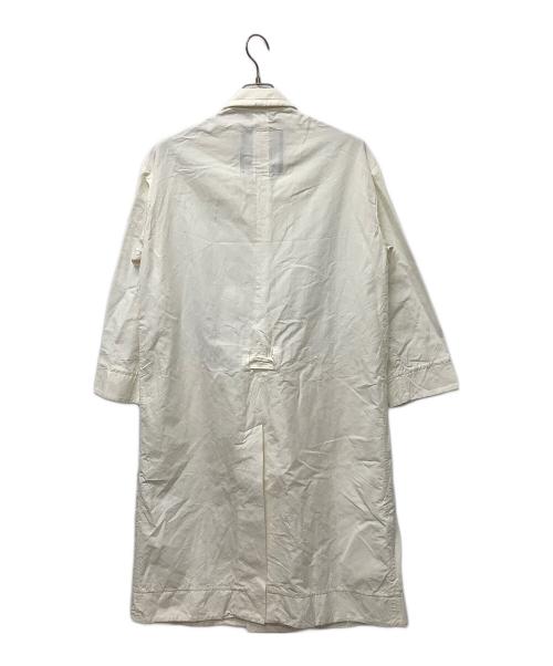 ATON（エイトン）ATON (エイトン) ステンカラーコート ホワイト サイズ:00の古着・服飾アイテム