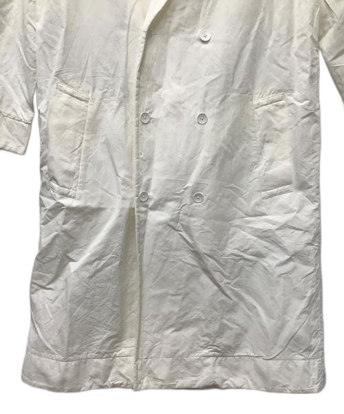 ATON（エイトン）ATON (エイトン) ステンカラーコート ホワイト サイズ:00の古着・服飾アイテム