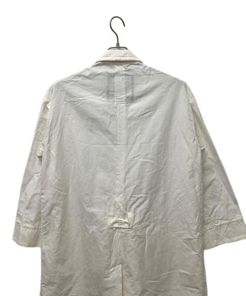 ATON（エイトン）ATON (エイトン) ステンカラーコート ホワイト サイズ:00の古着・服飾アイテム